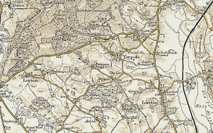 Old map of Enmore Field in 1900-1903