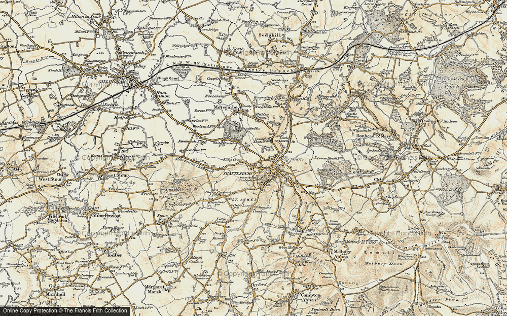 Old Map of Enmore Green, 1897-1909 in 1897-1909