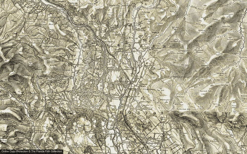 Old Map of Historic Map covering Alton in 1904-1905