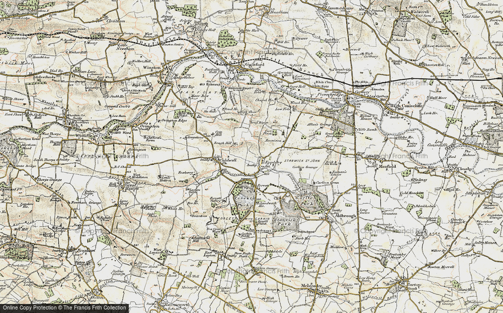Old Map of Eppleby, 1903-1904 in 1903-1904