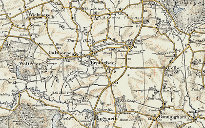 Old map of Erpingham in 1901-1902