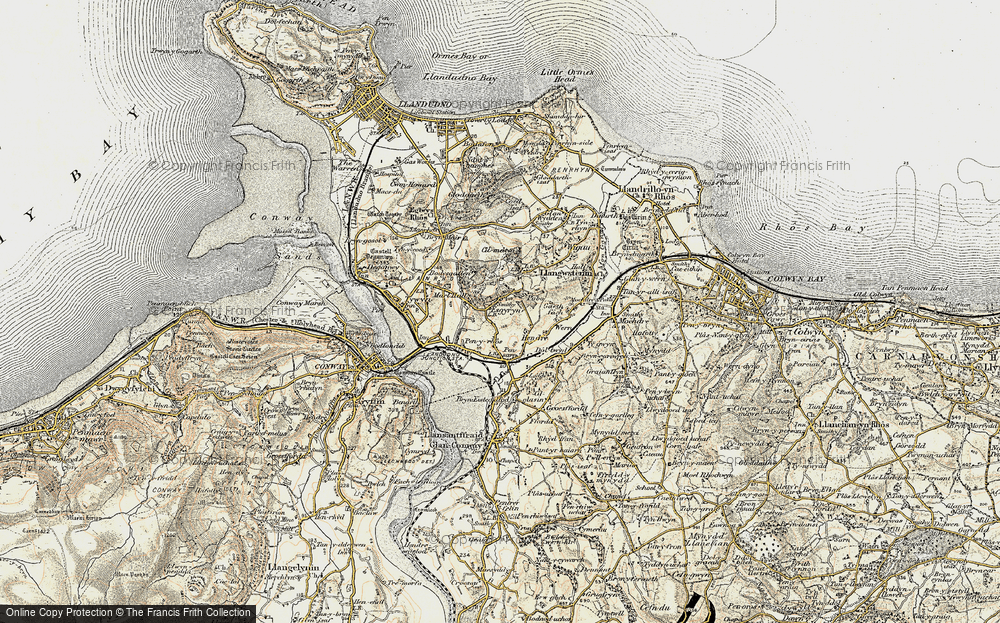 Old Map of Esgyryn, 1902-1903 in 1902-1903