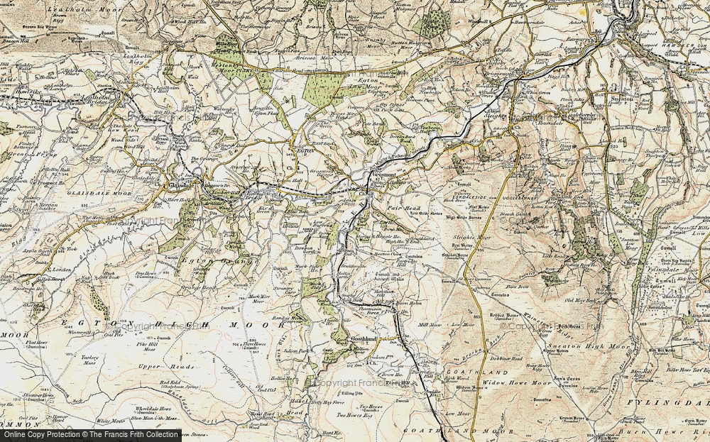 Old Map of Esk Valley, 1903-1904 in 1903-1904
