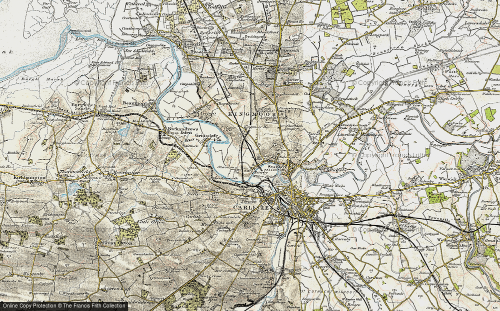 Old Map of Etterby, 1901-1904 in 1901-1904