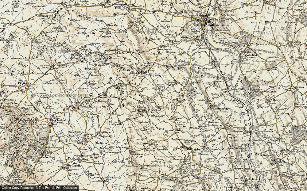 Old Map of Eudon George, 1902 in 1902