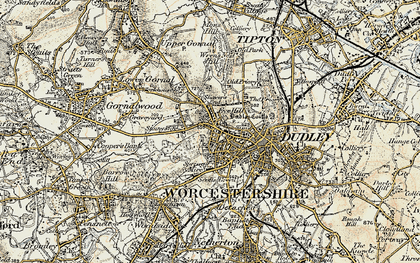Old map of Eve Hill in 1902