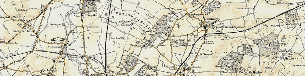 Old map of Everton in 1898-1901