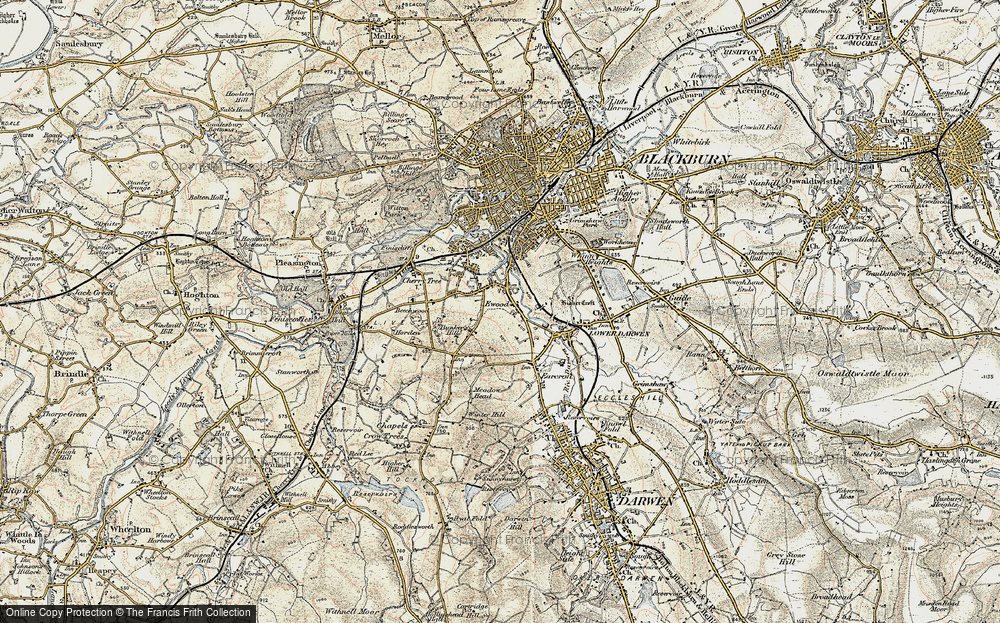 Old Map of Ewood, 1903 in 1903