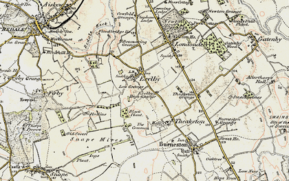 Old map of Bromaking Grange in 1904