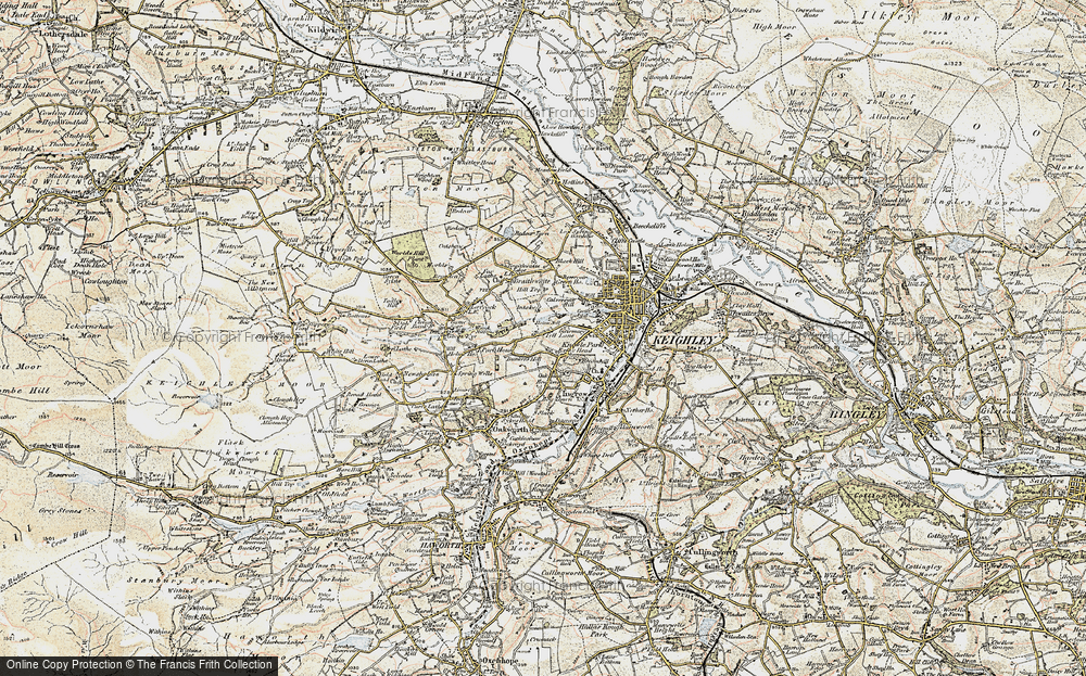 Old Map of Exley Head, 1903-1904 in 1903-1904