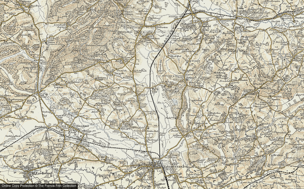 Old Map of Eye, 1900-1902 in 1900-1902