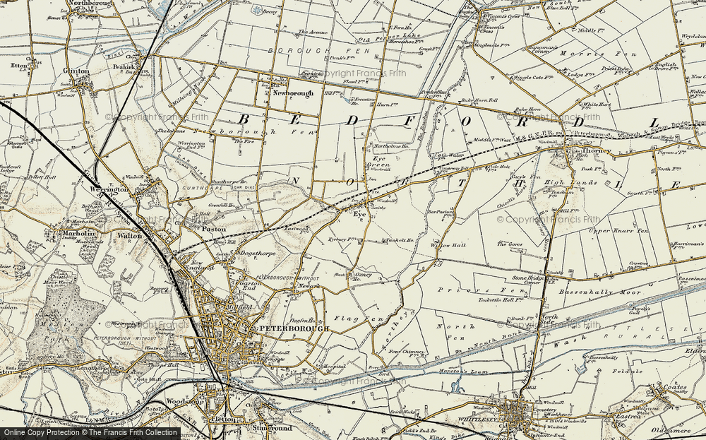 Old Map of Eye, 1901-1902 in 1901-1902