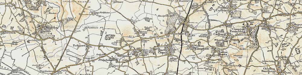 Old map of Yarcombe Wood in 1899