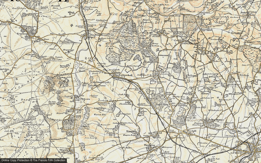 Old Map of Faberstown, 1897-1899 in 1897-1899