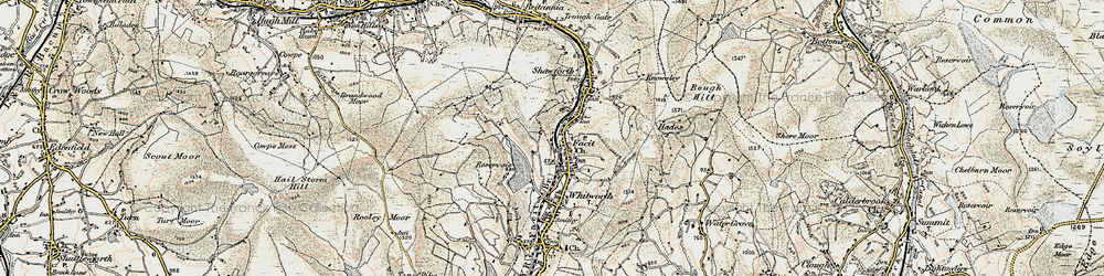 Old map of Facit in 1903