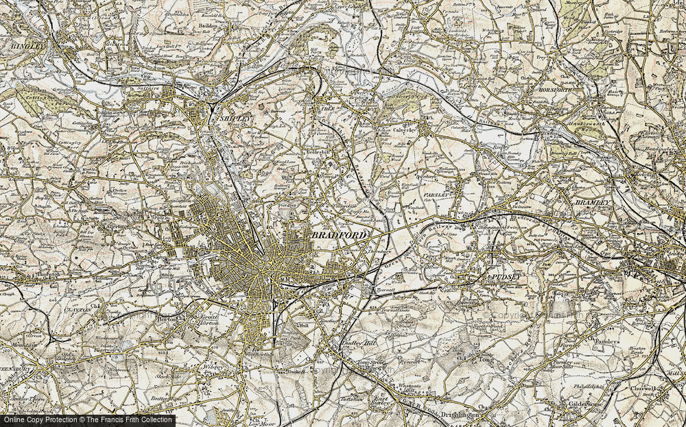 Old Map of Fagley, 1903-1904 in 1903-1904