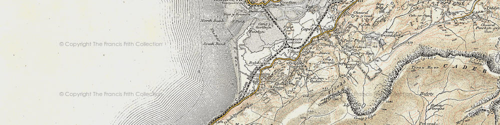 Old map of Ynysgyffylog in 1902-1903