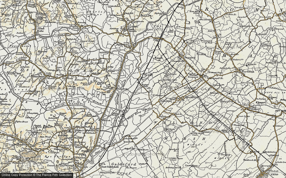 Old Map of Fairfield, 1898 in 1898
