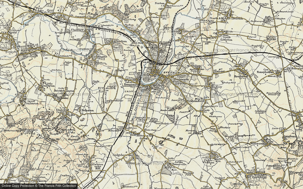 Old Map of Fairfield, 1899-1901 in 1899-1901