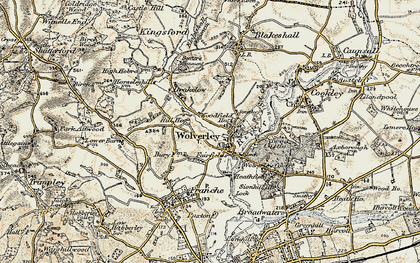 Old map of Fairfield in 1901-1902