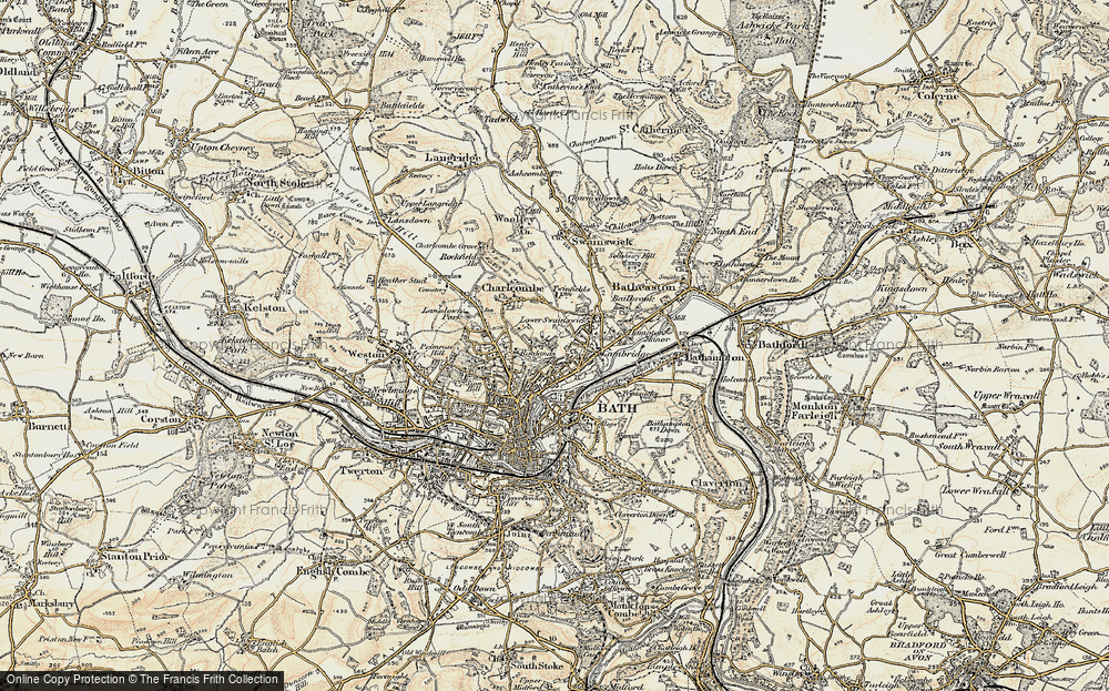 Old Map of Fairfield Park, 1899 in 1899