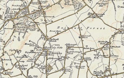 Old map of Fairlop in 1897-1898