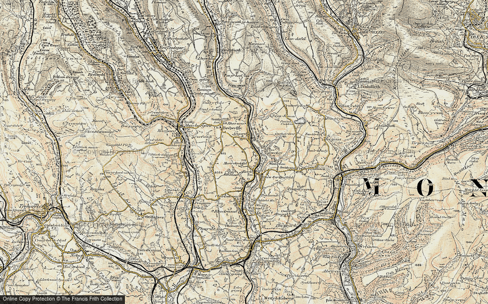 Old Map of Fairoak, 1899-1900 in 1899-1900