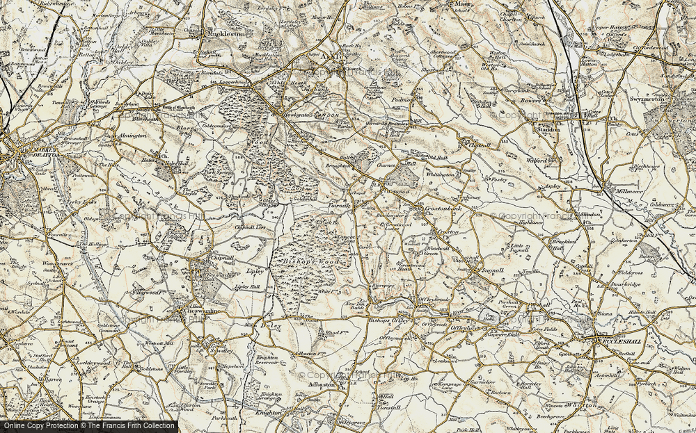 Old Map of Fairoak, 1902 in 1902