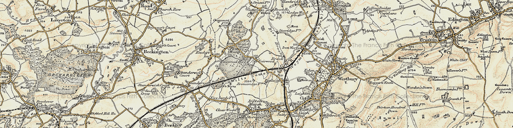 Old map of Fairwood in 1898-1899