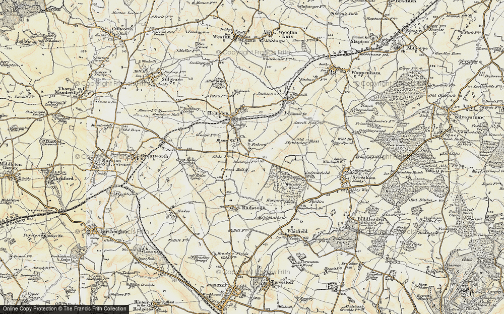 Old Map of Falcutt, 1898-1901 in 1898-1901