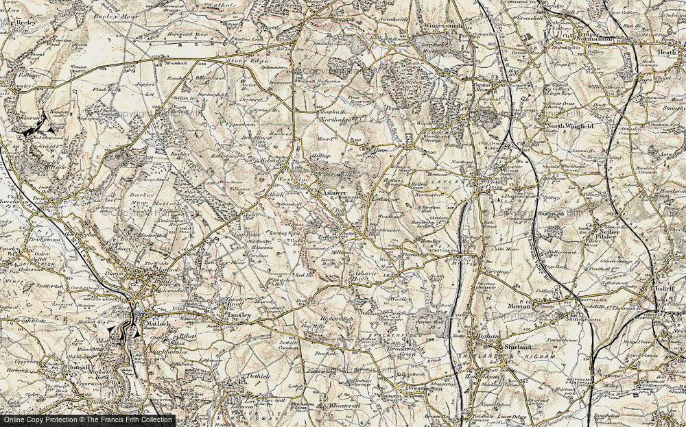 Old Map of Fallgate, 1902-1903 in 1902-1903