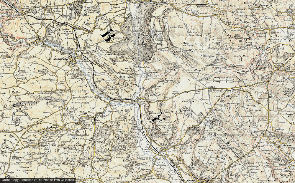 Old Map of Fallinge, 1902-1903 in 1902-1903