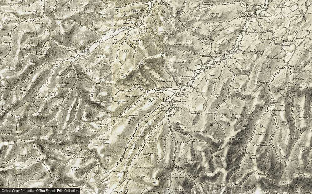 Old Map of Falnash, 1901-1904 in 1901-1904