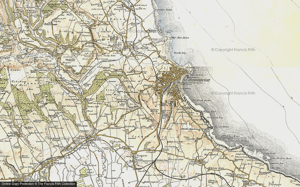 Old Map of Falsgrave, 1903-1904 in 1903-1904