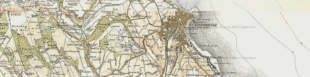 Old map of Falsgrave in 1903-1904