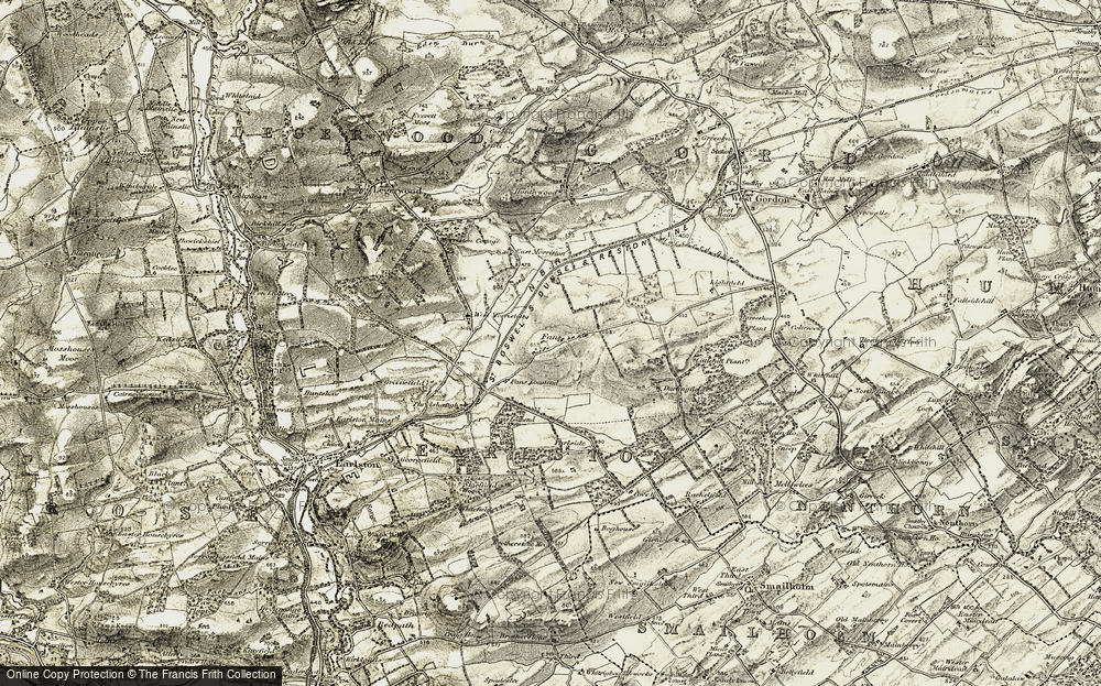 Old Map of Fans, 1901-1904 in 1901-1904