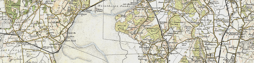 Old map of Arnside Park in 1903-1904