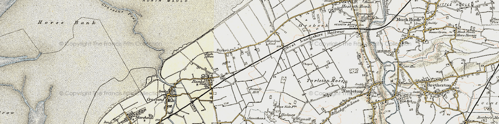 Old map of Far Banks in 1902-1903