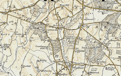 Old map of Far Hoarcross in 1902