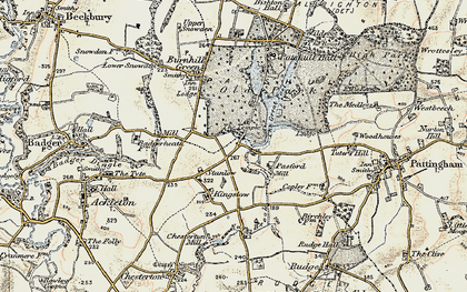 Old map of Far Ley in 1902