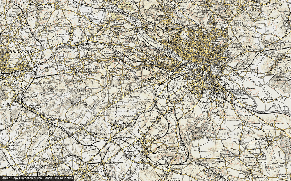Old Map of Far Royds, 1903 in 1903