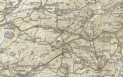 Old map of Farden in 1901-1902