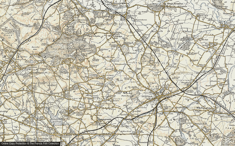Old Map of Farewell, 1902 in 1902