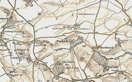 Old map of Farforth in 1902-1903