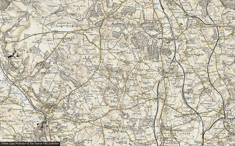 Old Map of Farhill, 1902-1903 in 1902-1903
