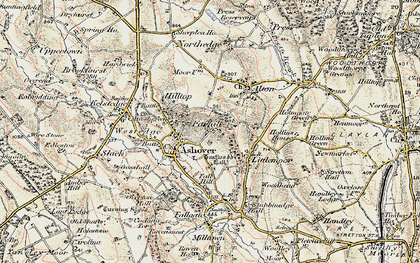 Old map of Farhill in 1902-1903