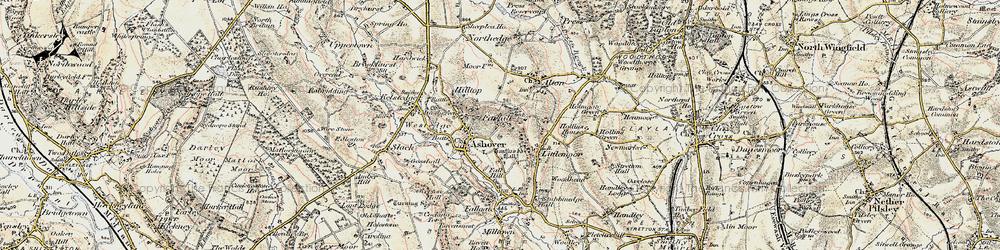 Old map of Farhill in 1902-1903