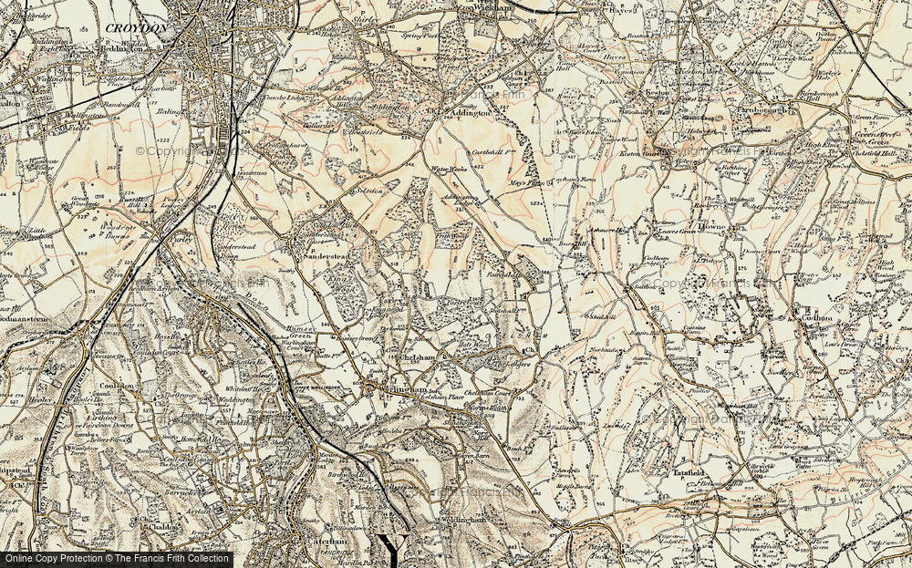 Old Map of Farleigh, 1897-1902 in 1897-1902