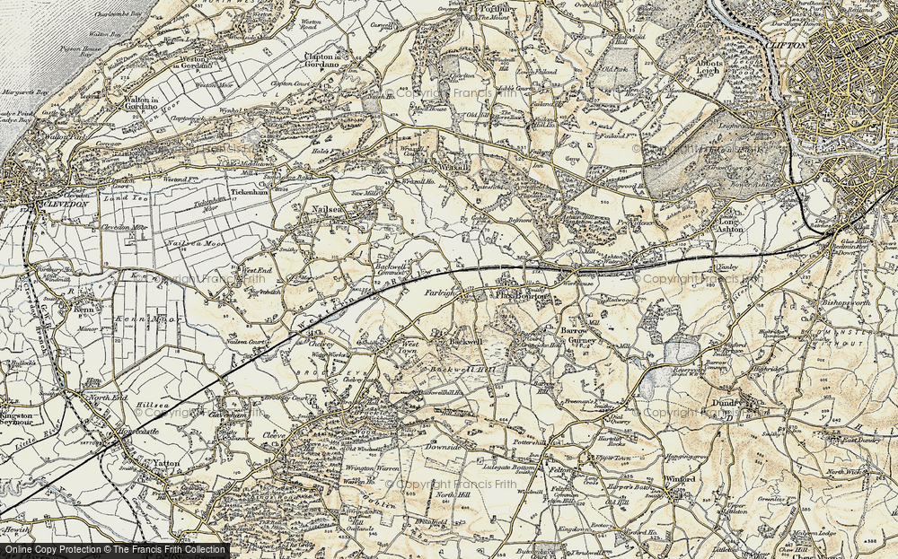 Old Map of Farleigh, 1899 in 1899