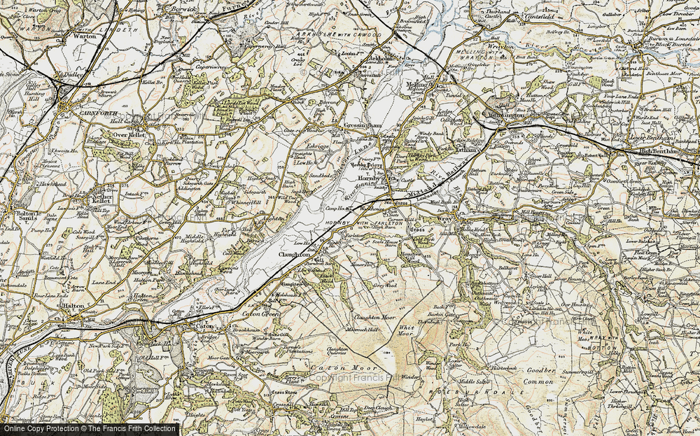 Old Map of Farleton, 1903-1904 in 1903-1904
